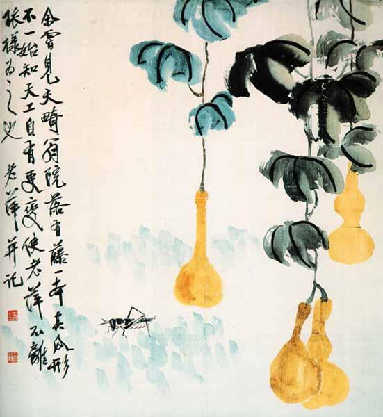 Qi Bai Shi painting gourds