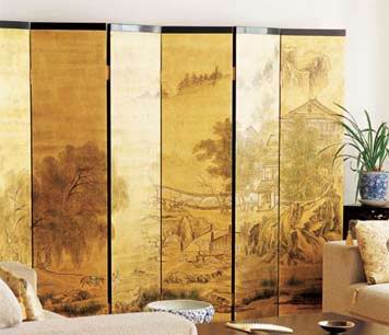 Chinese screen modern interior 2