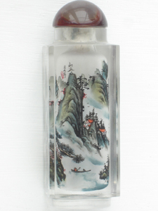 landscape inside painting snuff bottle