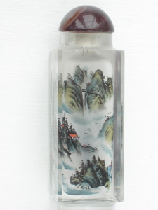 landscape inside painting snuff bottle