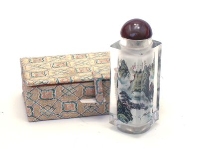 landscape inside painting snuff bottle