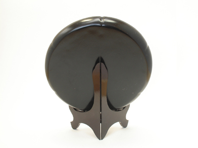 cinnabar lacquer Lu Gou bridge half moon pavilion plate