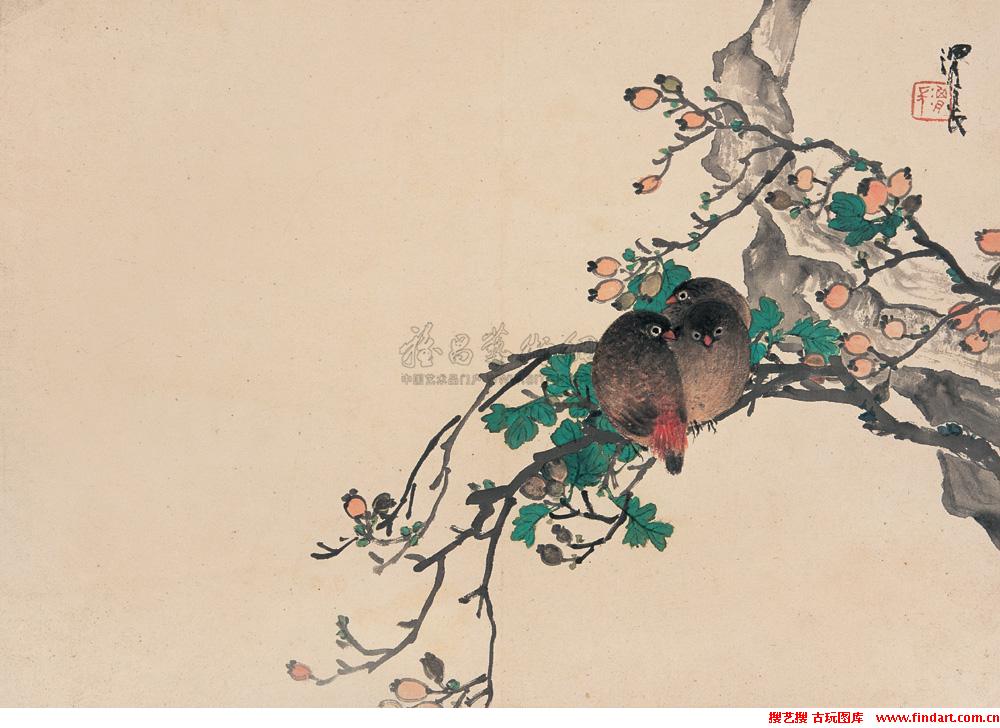 Ren Xiong Qing Dynasty painter painting 4